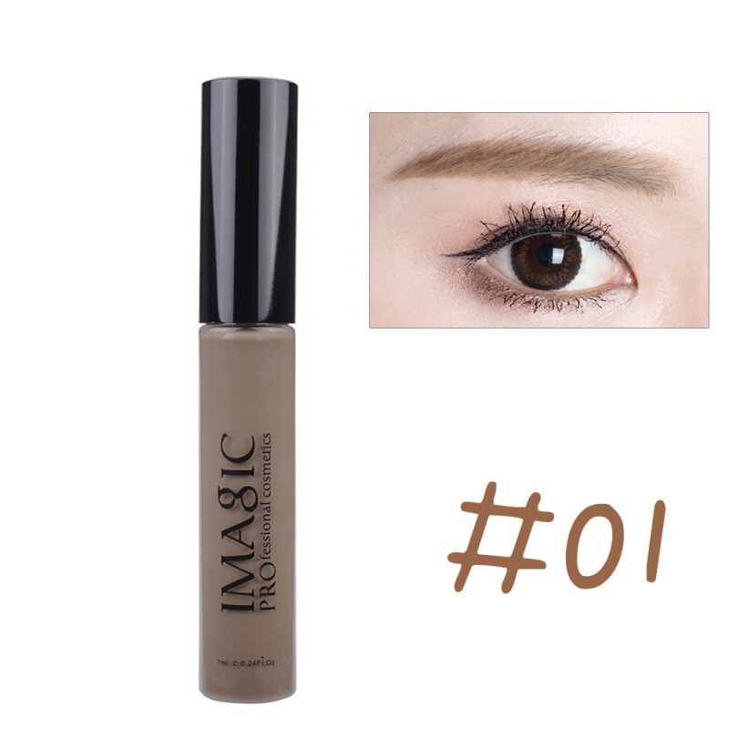 Mascara lông mày Imagic màu đậm trang điểm chống nước