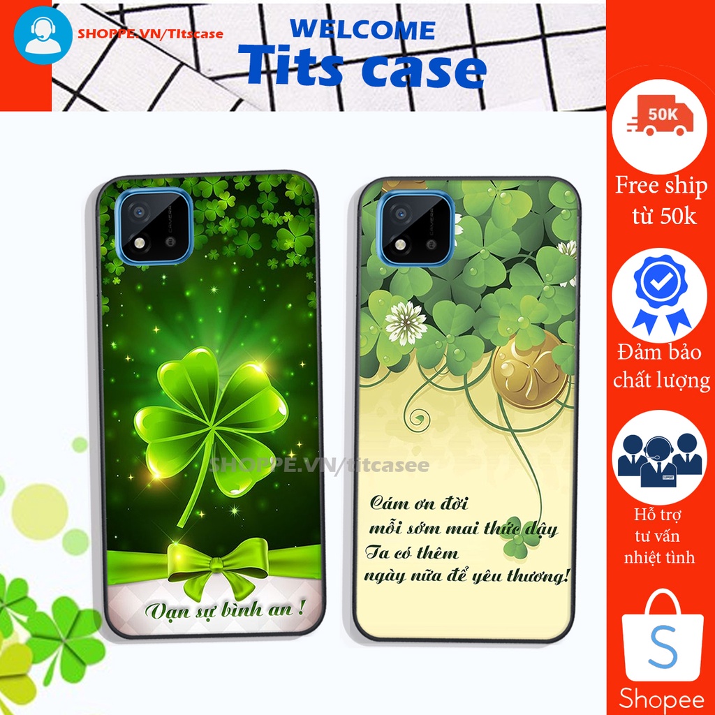 Ốp lưng Realme C11 in hình thiên nga,hoa may mắn, đặc sắc ĐỘC - LẠ - BỀN