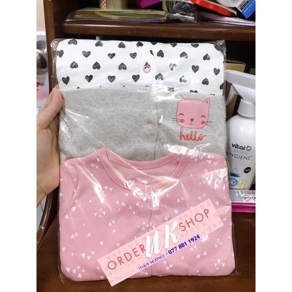 Sleepsuit đồ ngủ cho bé 0-3m