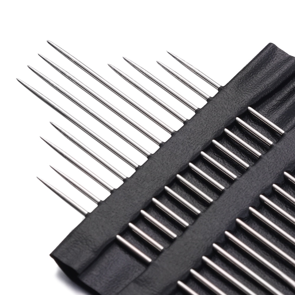 Set 12 Kim May Vá Bằng Thép Không Gỉ Hình Trụ/Gi Lanh Tiện Dụng