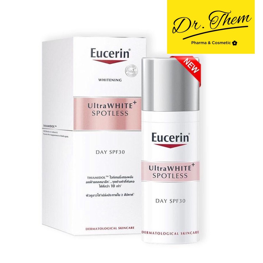 ✅[CHÍNH HÃNG] Kem Dưỡng Trắng Sáng Da Ban Ngày Eucerin UltraWHITE+ SPOTLESS Day SPF30 50ml - Giảm Thâm Nám