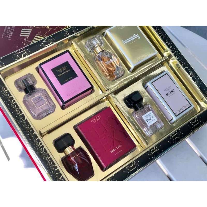 SET 4 CHAI NƯỚC HOA MINI VICTORIA SECRET