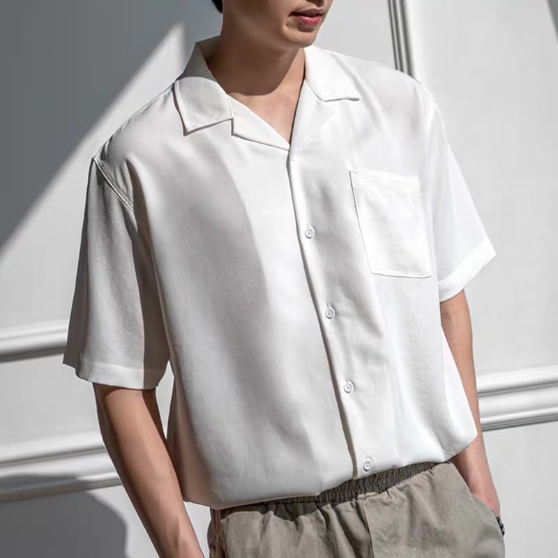 Áo sơ mi local brand cổ vest ngắn tay pijama cộc City Cycle form rộng nam nữ oversize unisex