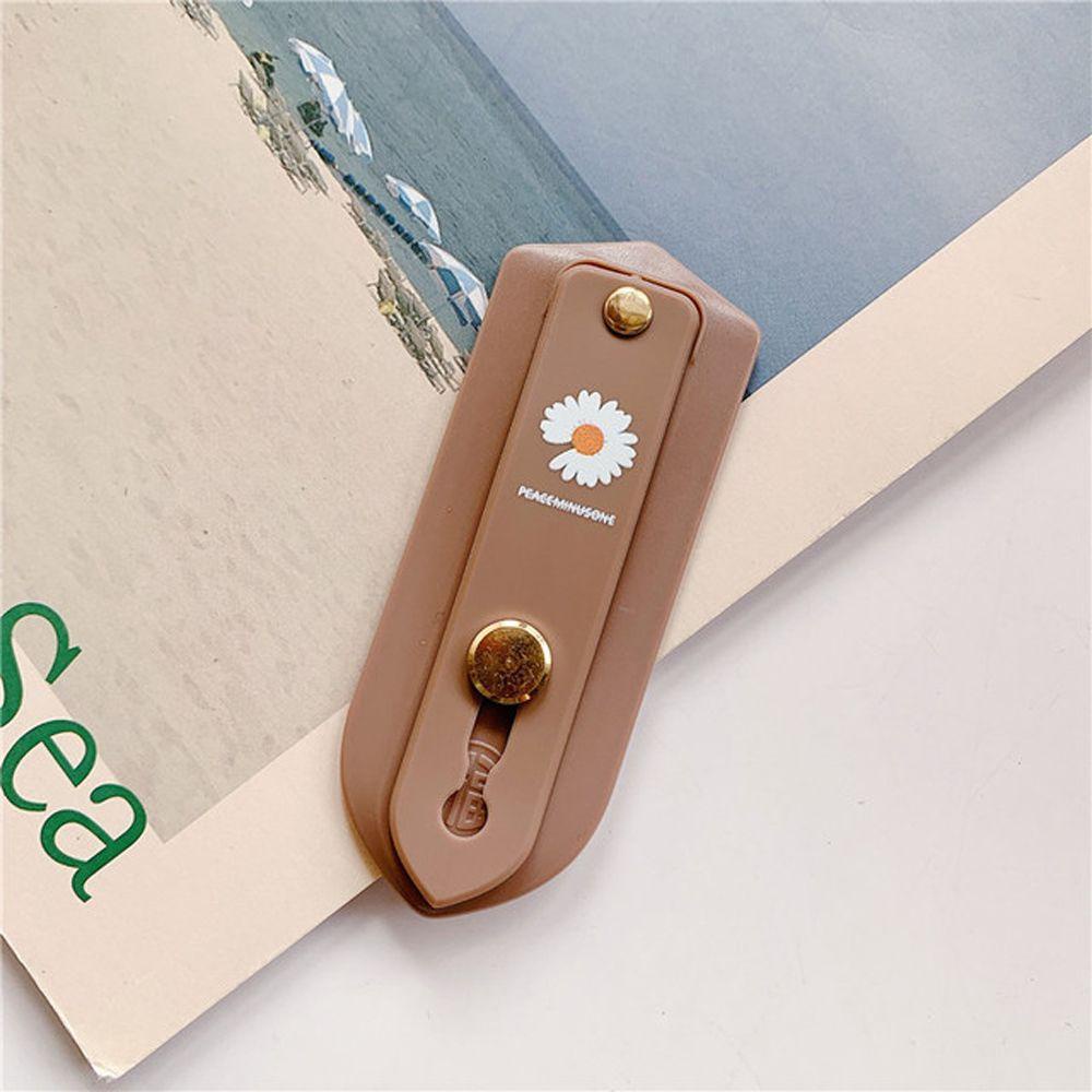 Giá Đỡ Điện Thoại Bằng Silicon Màu Kẹo Ngọt Họa Tiết Hoa Cúc Xinh Xắn