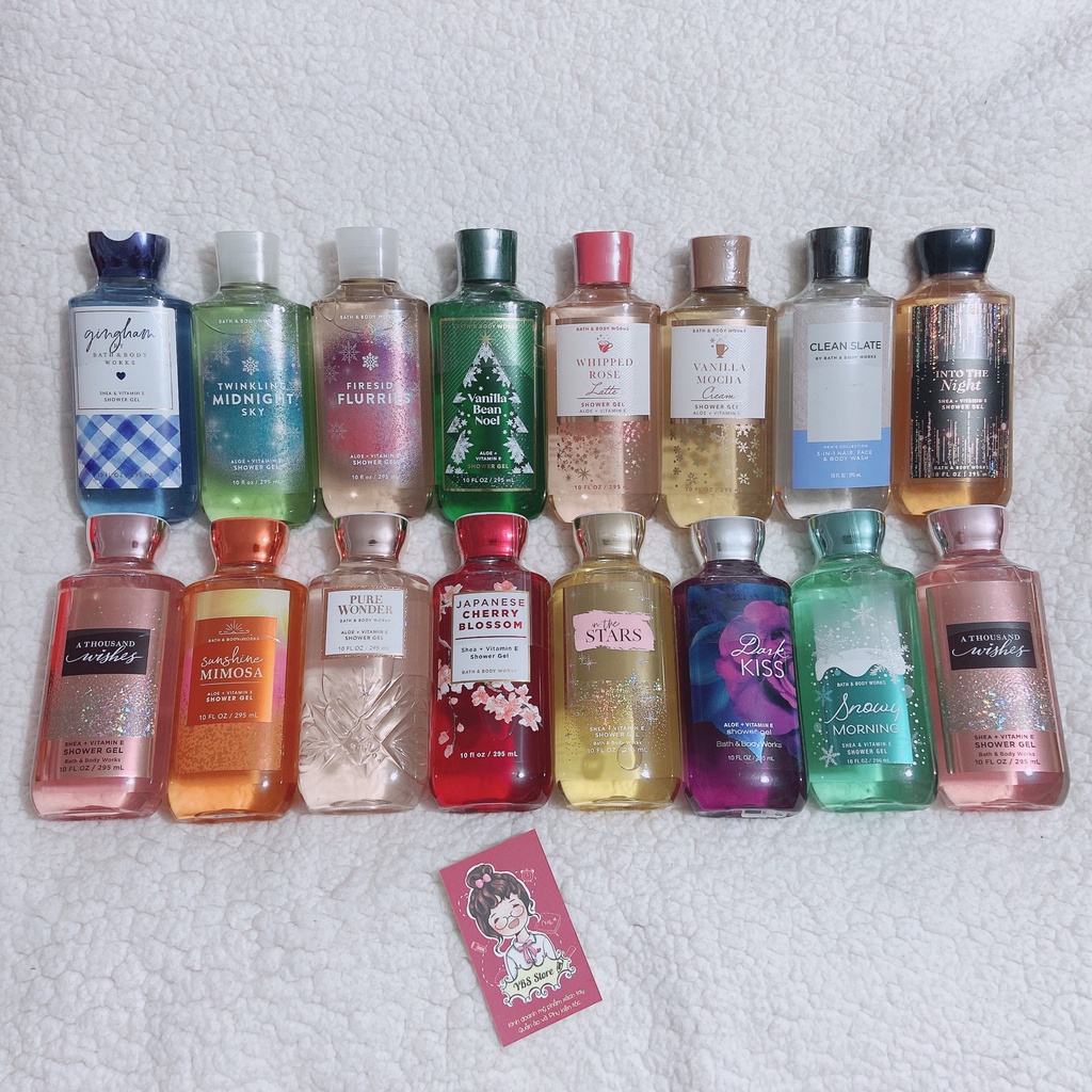 Sữa tắm BBW Bath & Body Works shower gel shea vitamin E 295ml