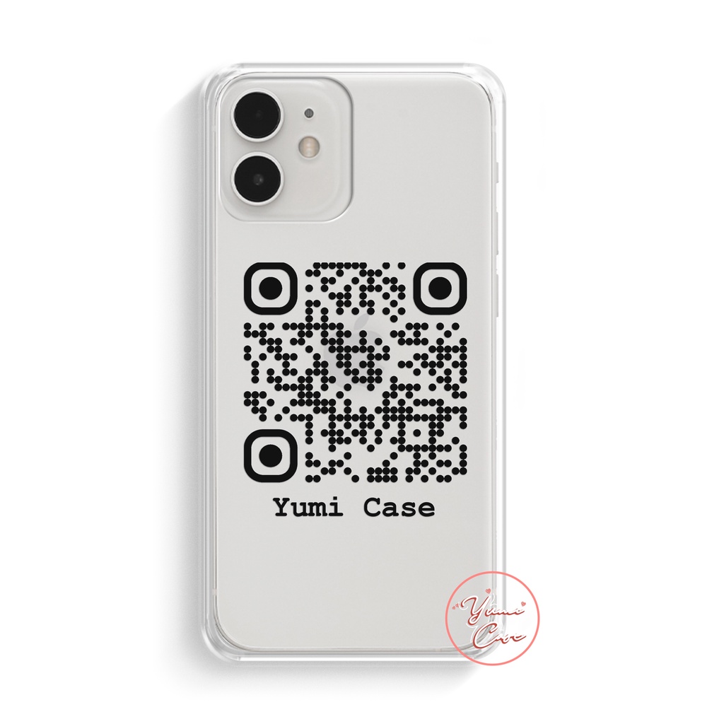 Ốp lưng điện thoại cho Iphone Samsung Vsmart Oppo Huawei Xiaomi Vivo Nokia Realme Poco Redmi in QR code Yumi Case