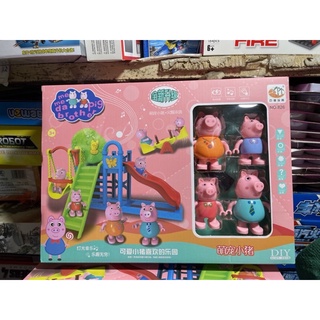 Cầu trượt heo peppa