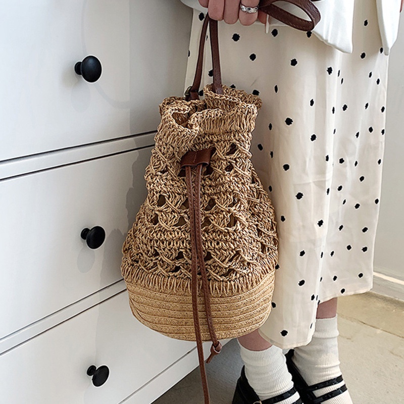 IELGY Túi Đeo Vai Vải Dệt Thời Trang Dễ Phối Đồ Cho Nữ