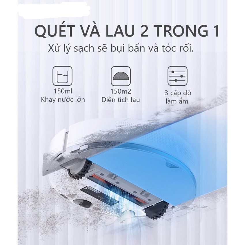 Robot Hút Bụi Lau Nhà Thông Minh Dreame D10 Plus - Pin 5200mAh - Bản Quốc Tế - BH 12 Tháng