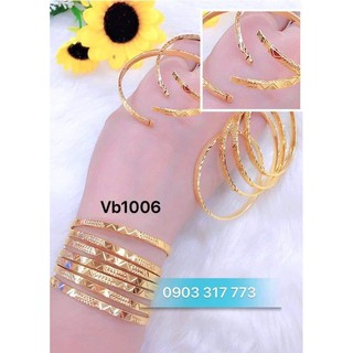 Bộ 7 vòng ximen móc lưỡi gà giống thật 100%. V1006 - An Toàn cho da