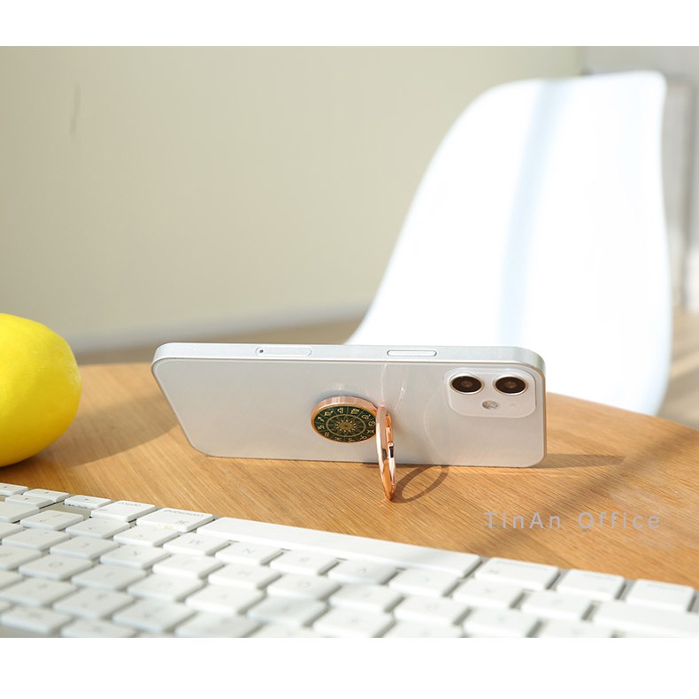 Giá đỡ điện thoại các chòm sao cung hoàng đạo, giá đỡ dạng nhẫn mạ vàng | BigBuy360 - bigbuy360.vn