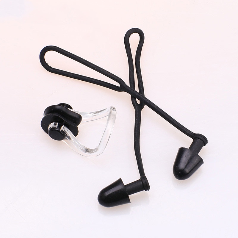 Kẹp Mũi Và Bịt Tai Bằng Silicone Chống Thấm Nước Tiện Dụng Khi Đi Bơi
