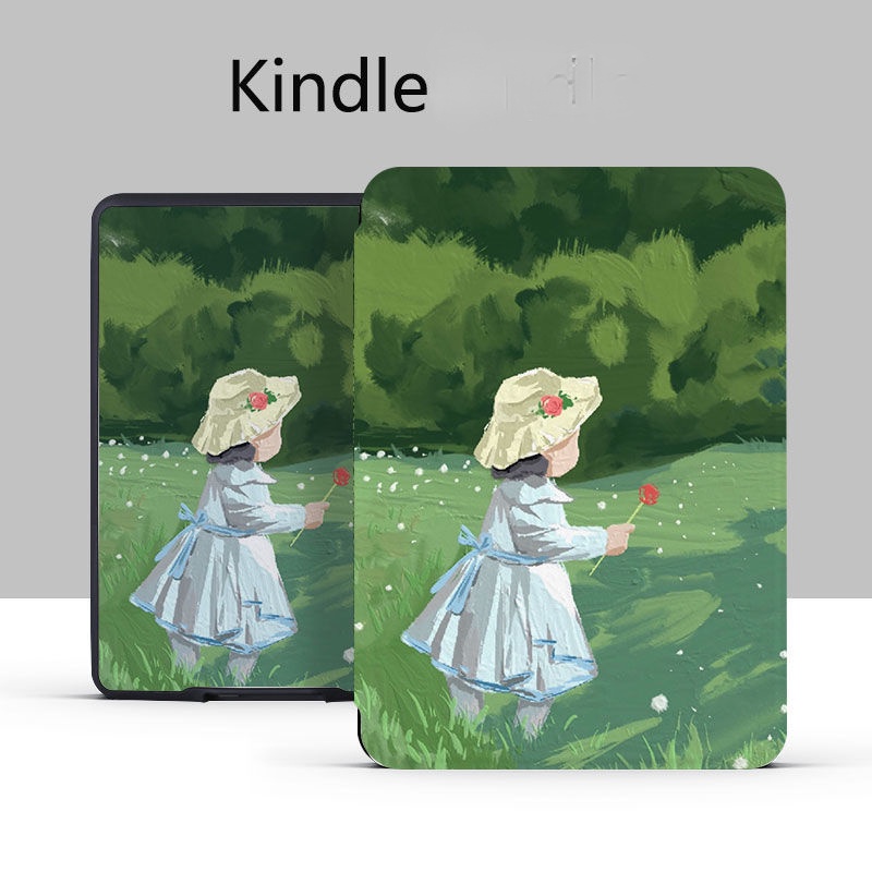 Bao Da Máy Đọc Sách Nắp Lật Cho Amazon Kindle Paperwhite 6 / 7 / 10 / 11th 2019 All-new Kindle 10th