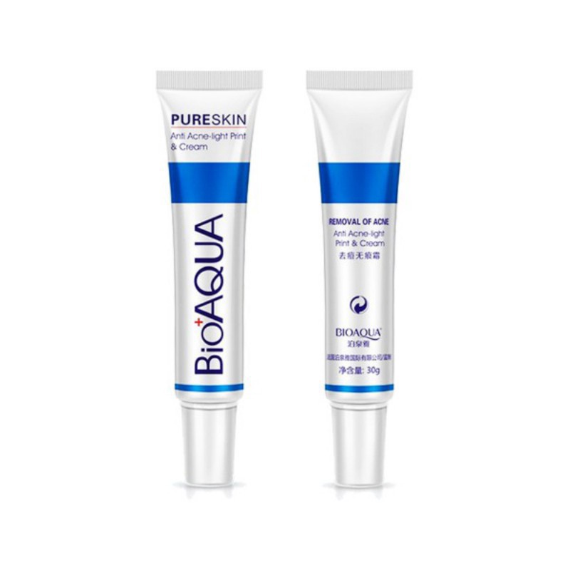 [Hàng mới về] Kem hỗ trợ giảm mụn Bioaqua cải thiện mụn trứng cá kiềm dầu sáng da 30g