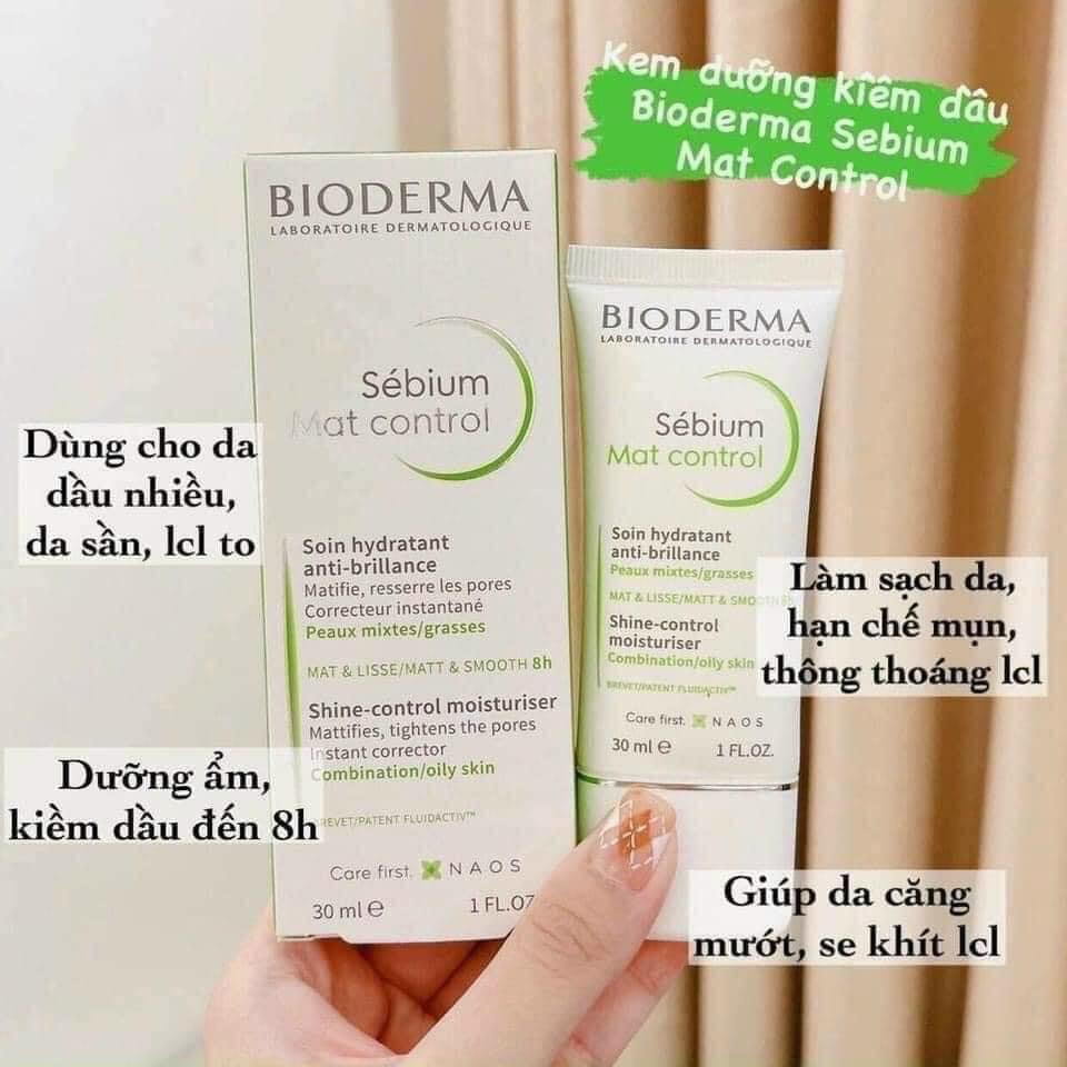 Kem dưỡng Bioderma cấp ẩm phục hồi và làm dịu da