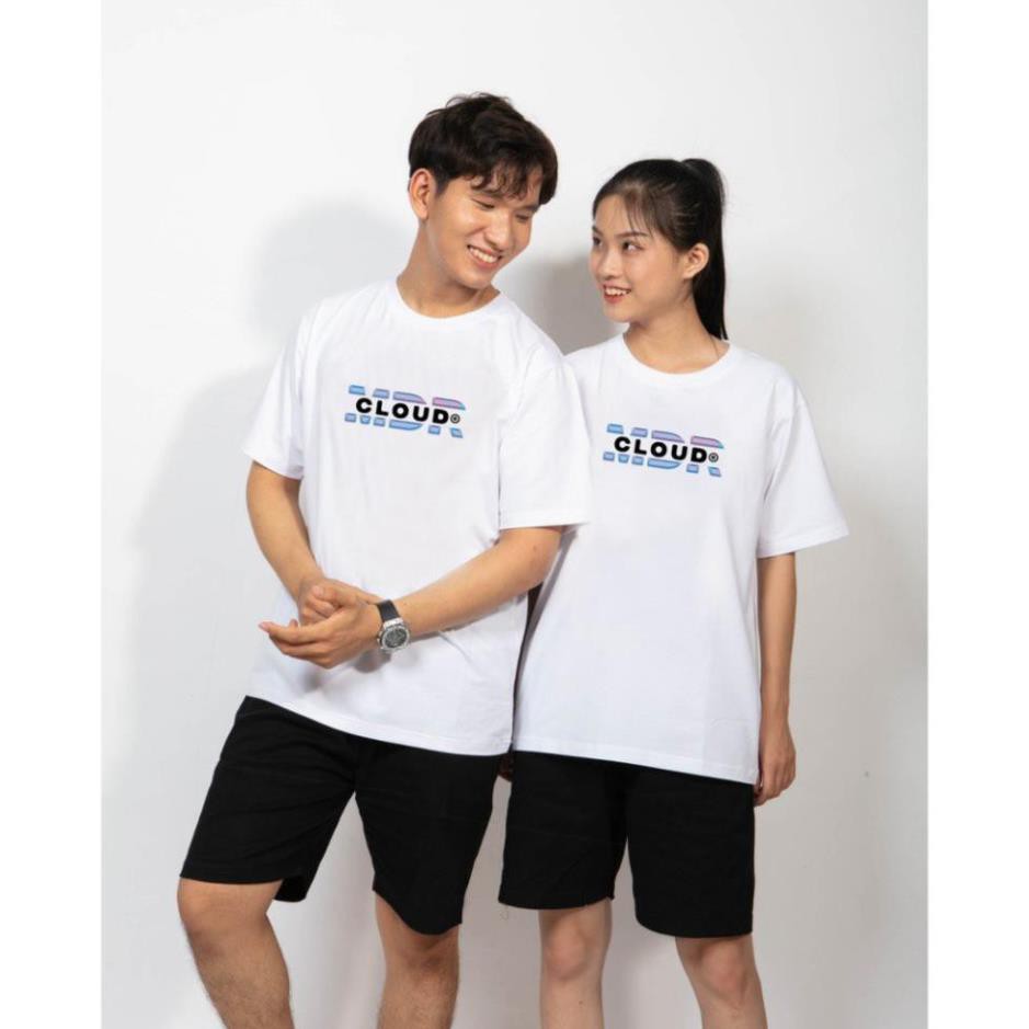 Áo thun unisex form rộng tay lỡ phông Nam Nữ Logo Lồng Mây Local Brand Chính Hãng Midori M Studio