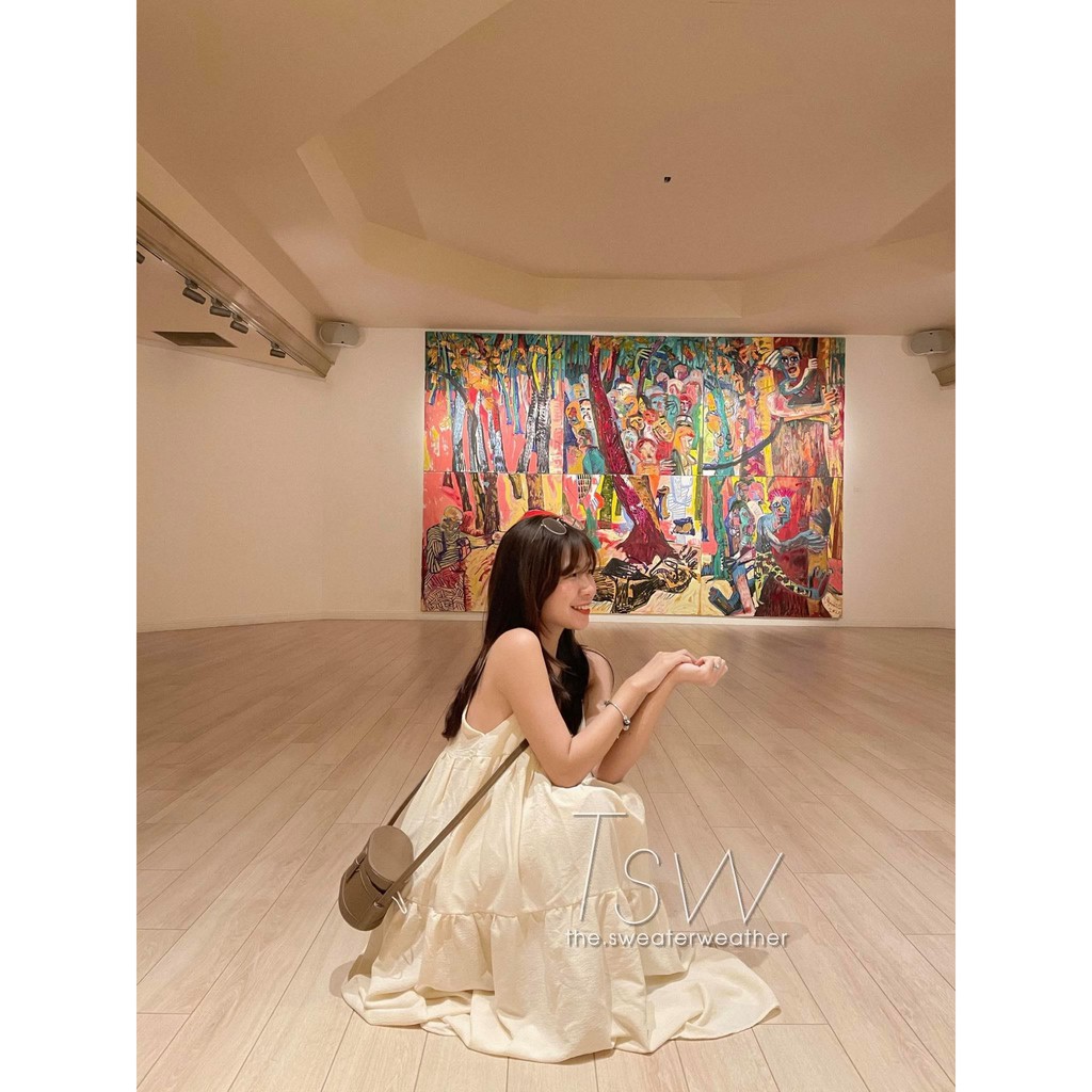 Váy hai dây babydoll form rộng xoè chất xốp, đầm 2 dây (Ảnh thật) | BigBuy360 - bigbuy360.vn