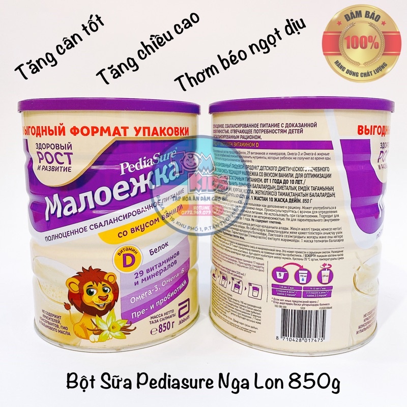 Sữa Pediasure Nga ( Lon 850g  )Có sẵn date 1/2023