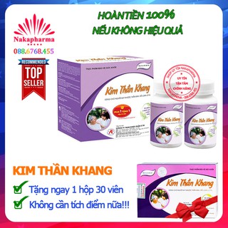 Kim Thần Khang - Combo 2 lọ x 90 viên tặng ngay Hộp 30v - Giúp ngủ ngon, giảm suy nhược thần kinh, stress
