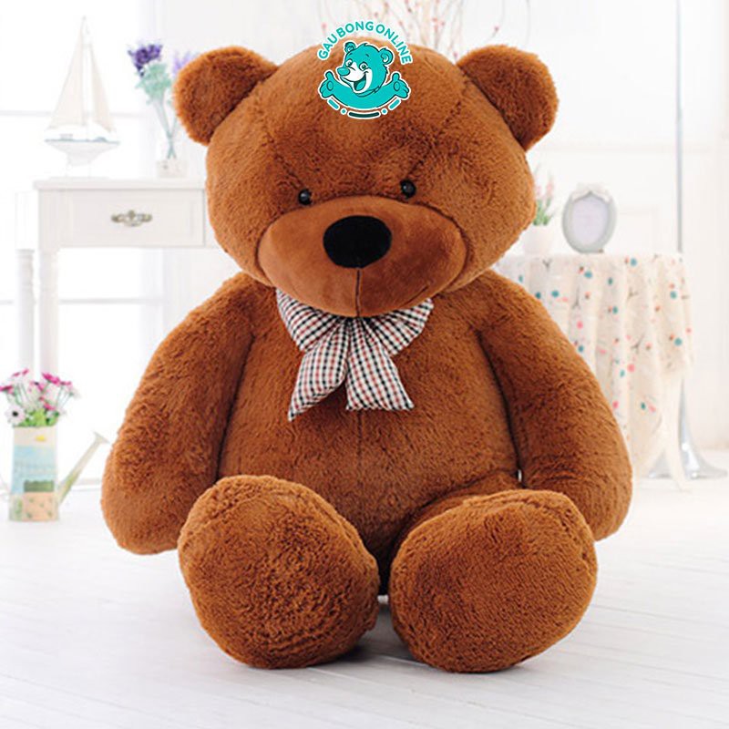 Gấu Bông Teddy Nâu Nhập Siêu To Khổng Lồ Cao Cấp Gấu Bông Online