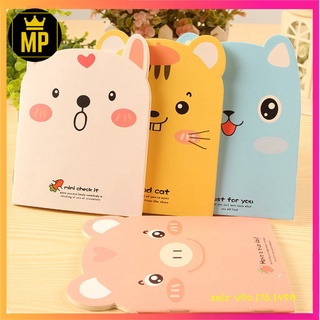 Sổ Tay Mini Hình Thú Có Dòng Kẻ Siêu Cute Dễ Thương Giá rẻ