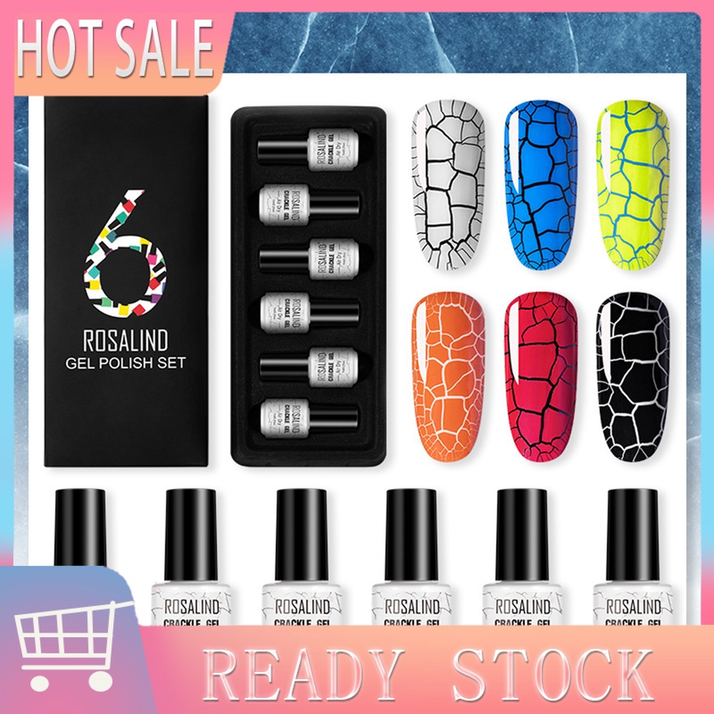 Gel Sơn Móng Tay Khô Nhanh 6 Màu Tùy Chọn