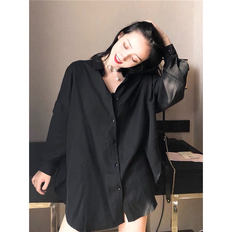 Áo sơ mi bigsize công sở form rộng tay dài nữ đẹp MUP bigsize SM01