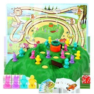 Trò chơi thỏ vượt bẫy độc đáo vui nhộn cho trẻ em - board game bẫy thỏ & rùa cà rốt vui nhộn