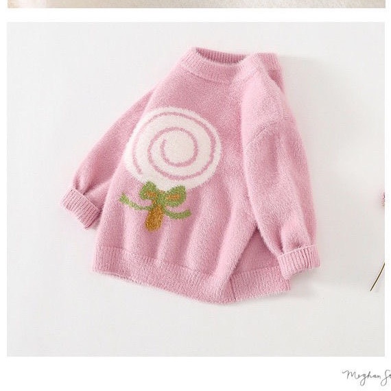 Áo len lông hoạ tiết cây kẹo ngọt cho bé  N00903