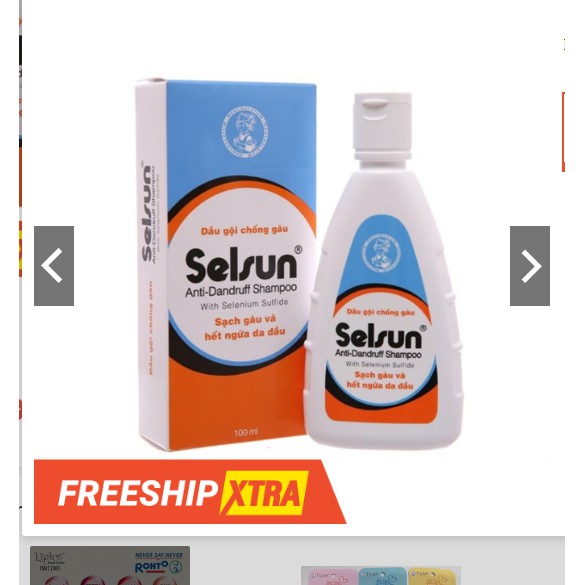 Dầu gội Selsun 100ml, đánh bay nấm, làm sạch gàu và hết ngứa da đầu, giá tốt.