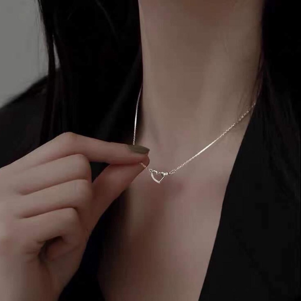 Dây Chuyền Tim Lồng Vòng Tròn Minh Canh Jewelry