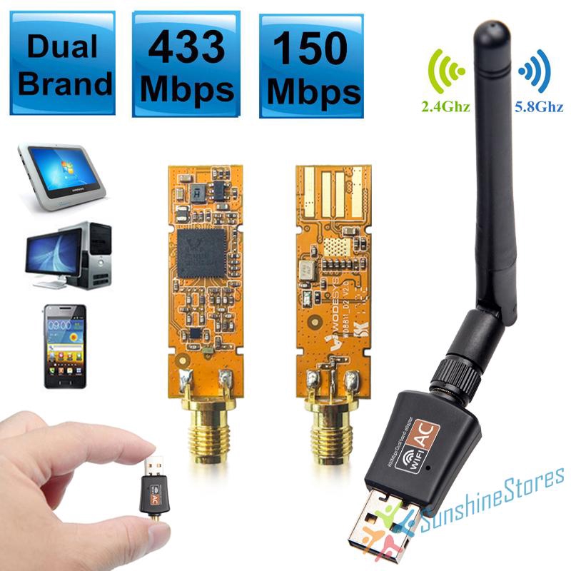 Usb Wifi 600mbps 5ghz 802.11ac | BigBuy360 - bigbuy360.vn