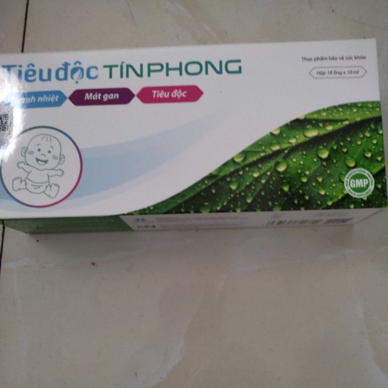 Tiêu độc tín phong - thành nhiệt,mát gan,tiêu độc,dạng ống vị ngọt phù hợp cho trẻ em