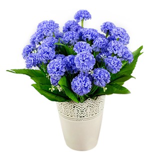 Bó 9 Hoa Tú Cầu Giả Để Bàn Trang Trí