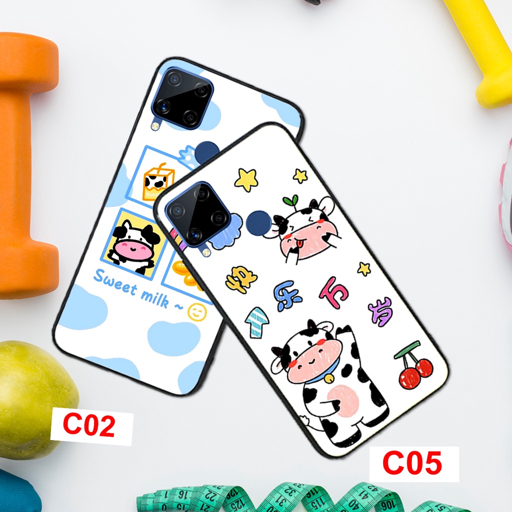 ỐP LƯNG OPPO REALME C11/C12/C15/C20 IN HÌNH BÒ SỮA CỰC ĐÁNG YÊU
