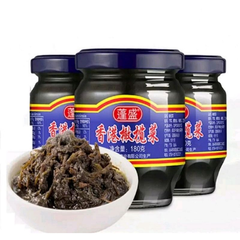 Rau oliu (Cải cà na) Hồng Kông hũ 400g ( ăn kèm cơm ,cháo trắng siêu ngon)