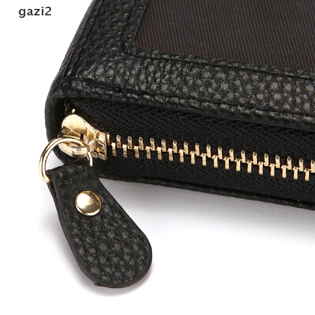 Gazi2 id credit card holder wallet card holder wallet brand leather slim - ảnh sản phẩm 2
