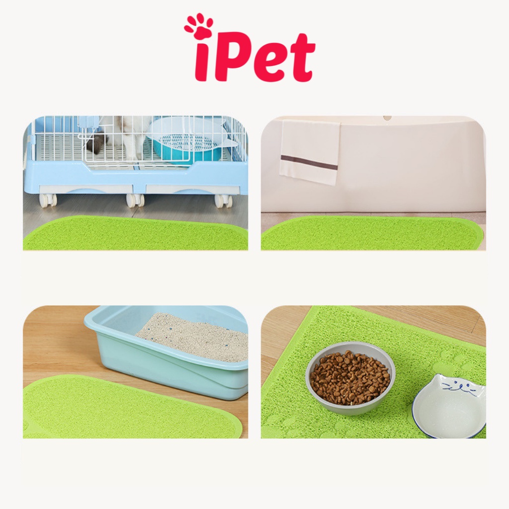 Thảm Lót Khay Vệ Sinh Cho Mèo Chống Văng Cát - iPet Shop