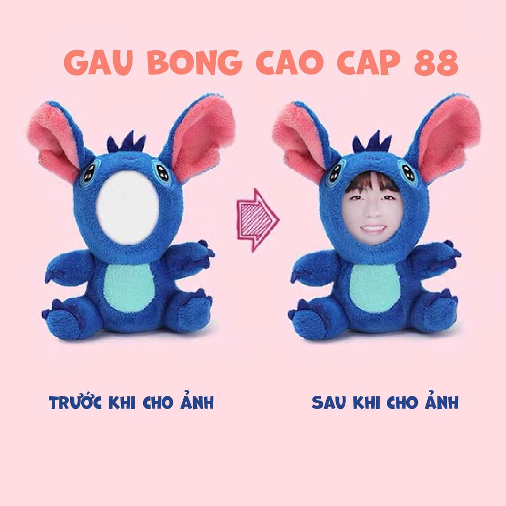 Gấu Bông Móc Khóa In Ảnh Cao Cấp Siêu Xinh