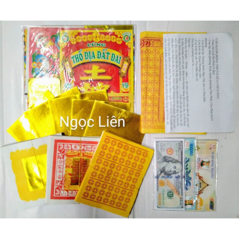 Giấy cúng động thổ