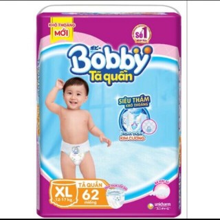 Tã quần bobby fresh siêu mỏng thấm l68/xl62/xxl56