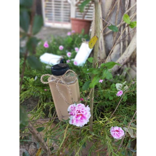 Chai Nhựa Dẹp Miệng Rộng 330ml Dày Dặn. Chai Nhựa Đựng Trà Sữa. Đã Kèm Nắp fi38. Nhựa HuySun