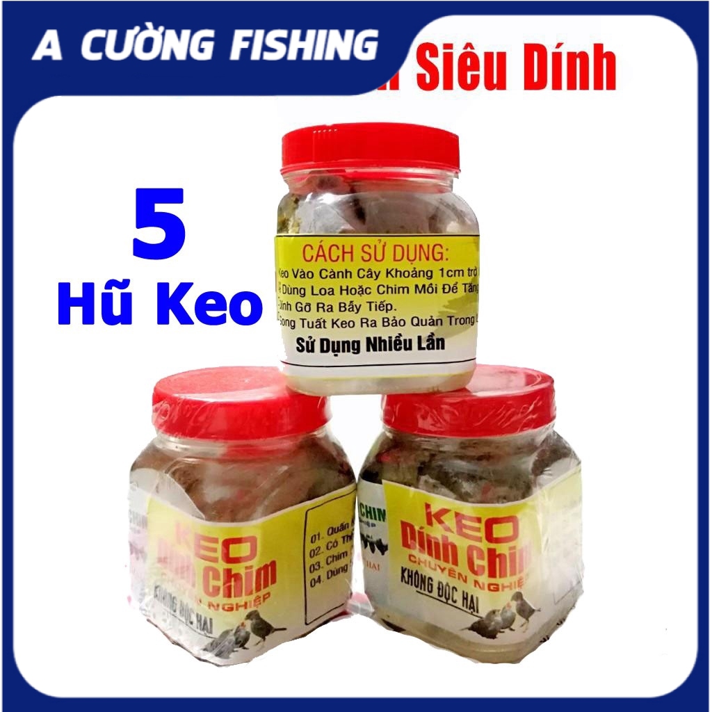 5 Hũ Keo Bẫy Chim Chào Mào Siêu Dính