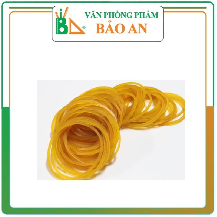 Chun Vòng Buộc Đồ, Dây Nịt Vàng 150g ( 1 Túi ) Chun Vòng, Dây Nịt Vàng - Thun Siêu Dẻo-VPP Bảo An