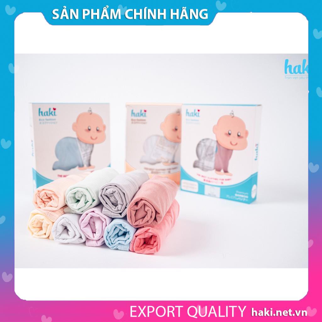 Bộ sát nách vải tre cao cấp siêu mềm mịn HAKI - Bamboo, bộ ba lỗ cho bé - quần áo mùa hè cho bé trai bé gái BB005