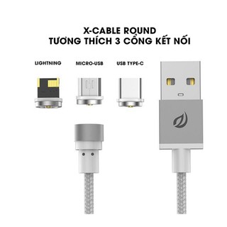 [HÀNG MỚI] Cáp sạc nam châm X-Cable 360 độ - Giải pháp sạc pin hot nhất 2019