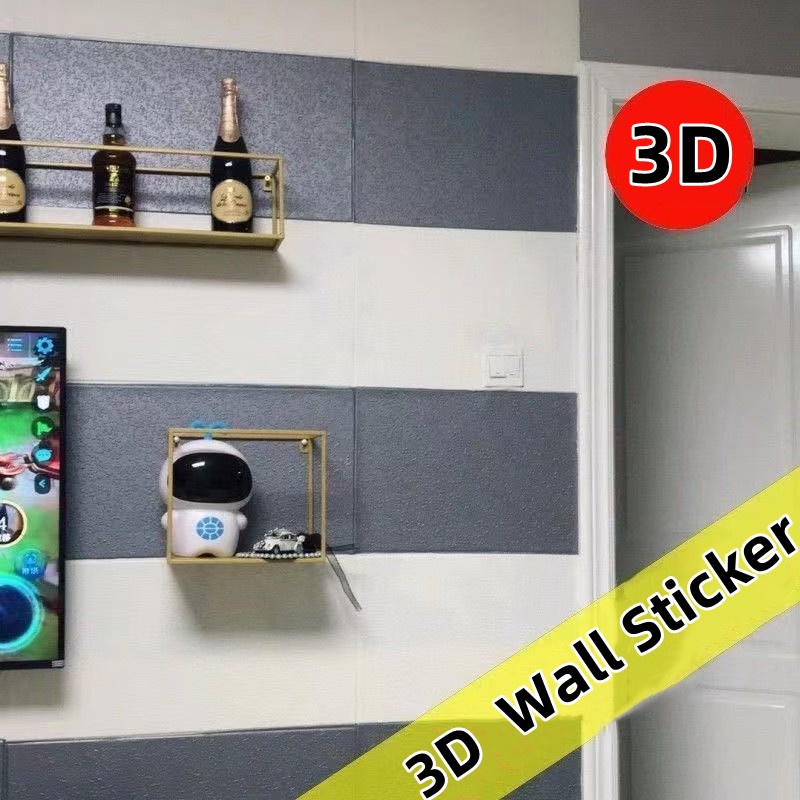 Miếng Dán Tường Bằng Xốp Giả Gạch 3D Trang Trí Phòng Khách / Phòng Ngủ