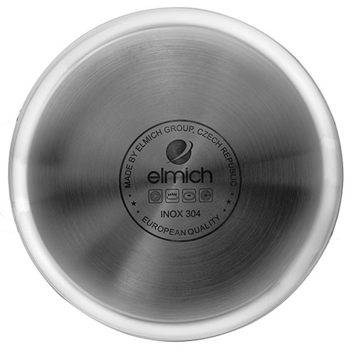 Nồi inox cao cấp 3 lớp đáy liền Elmich Trimax EL- 3731-3732-3733-3734-3735-3736 size 16cm-18cm-20cm-24cm-26cm-28cm