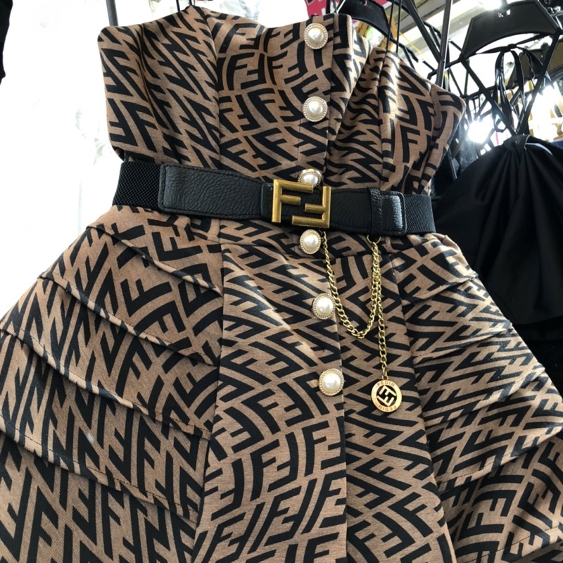 Thắt lưng nữ dây nịt nữ cho váy đầm họa tiết shop CHAVI