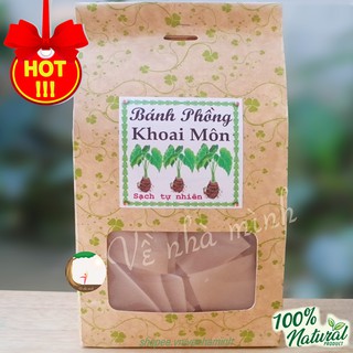 BÁNH PHỒNG KHOAI MÔN VỊ GIÒN TỰ NHIÊN ( dùng làm món ăn chơi cho người lớn, trẻ nhỏ, người già, ăn chay..)